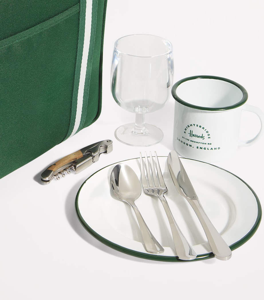 Picnic Backpack HARRODS GREEN Image 5