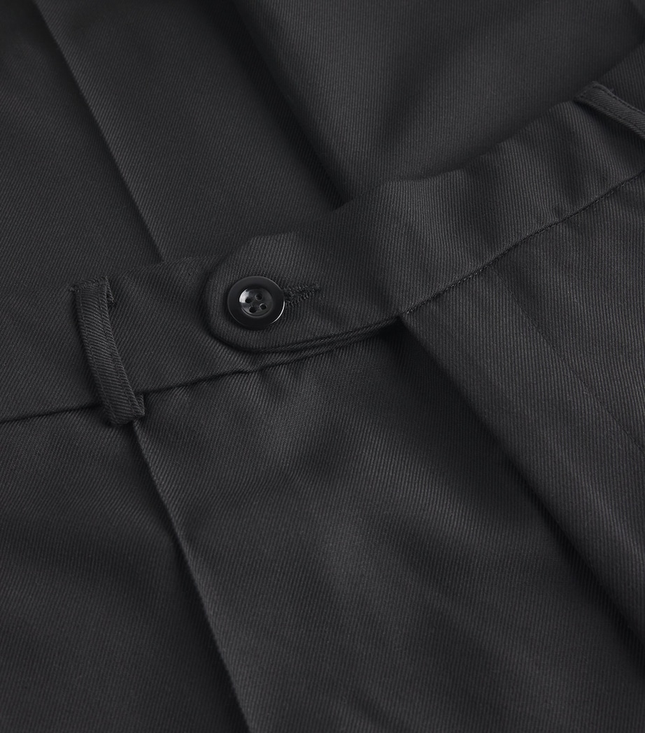 Wool-Blend Ester Straight Trousers KELP Image 5