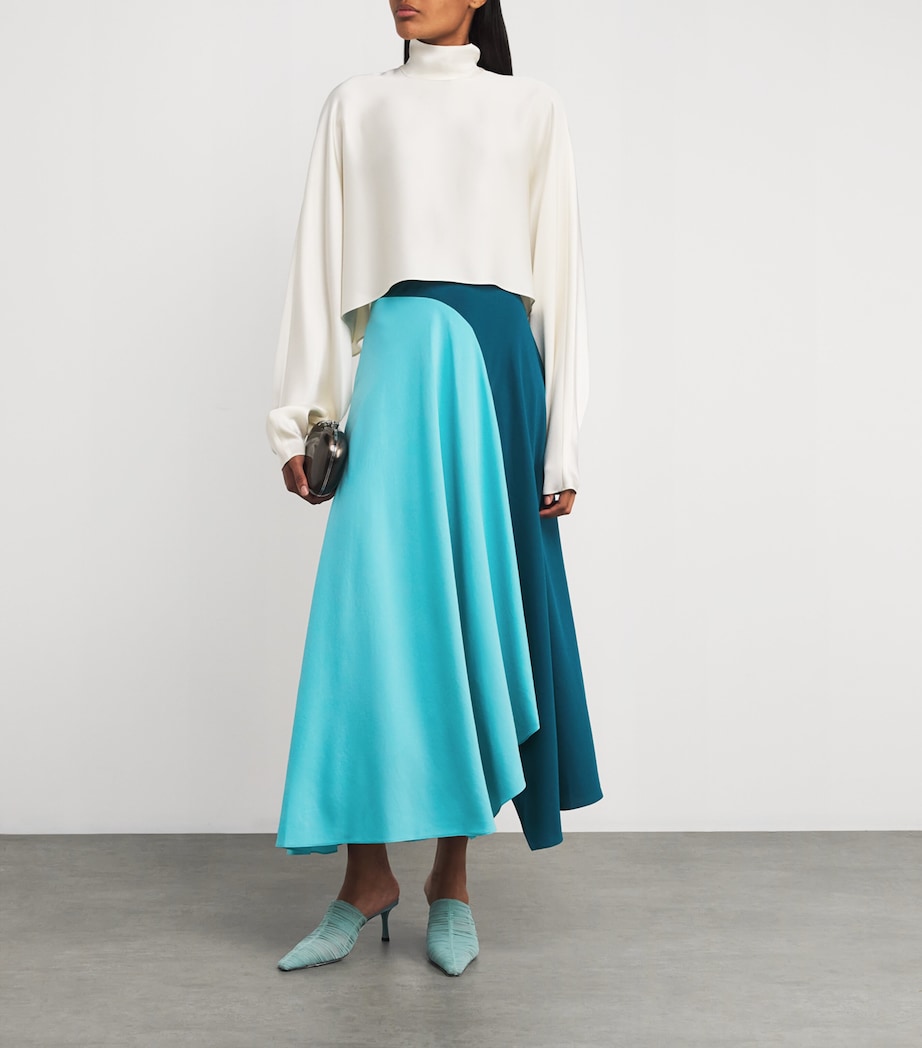 Asha Midi Skirt PERSIAN GRN/LGHT TRO Image 2