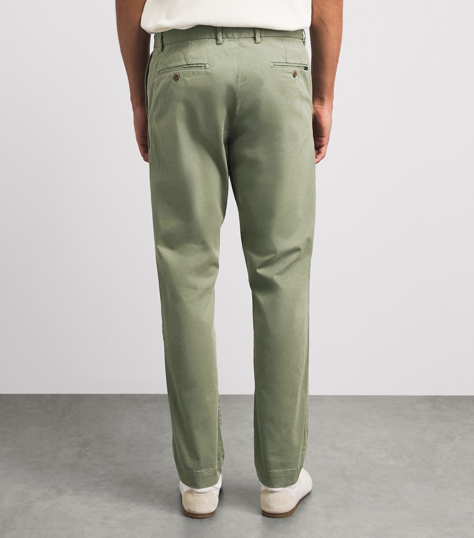 Polo Ralph Lauren Mens Stretch-Cotton Jarrett Slim Chinos Sage Green Image 5