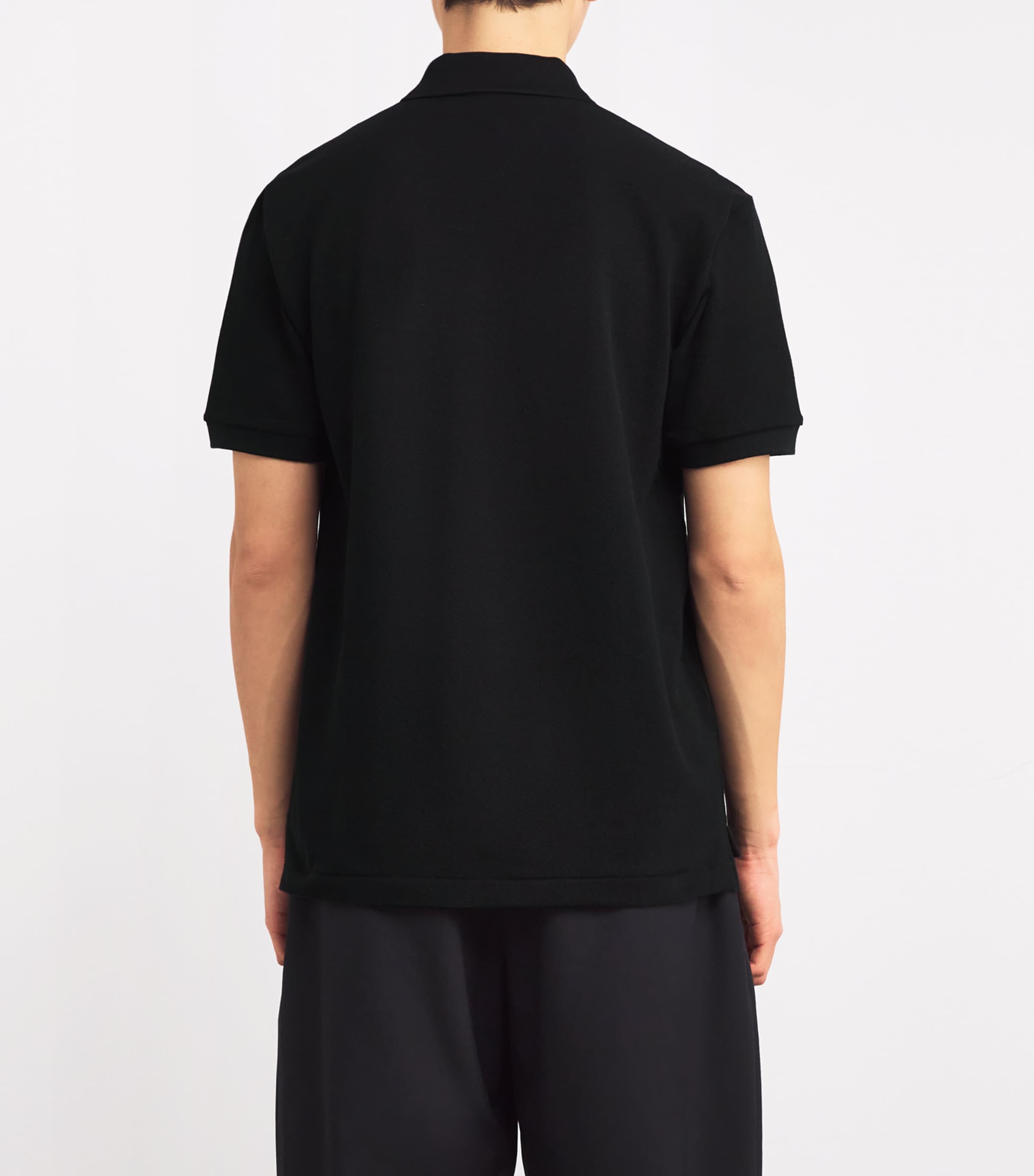 Heart Logo Polo Shirt BLACK Image 4