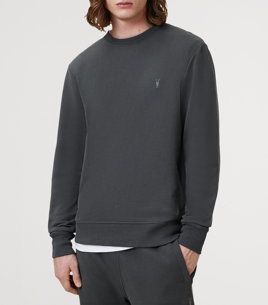 Organic Cotton Raven Ramskull Sweatshirt CARTER GREY Image 5