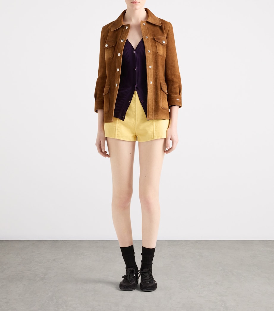 Cotton Slim-Fit Cardigan F0030 Image 2