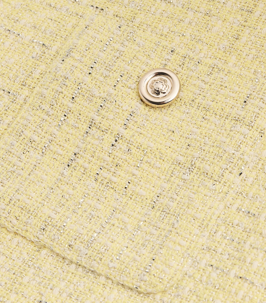 Tweed Mini Skirt YELLOW Image 5
