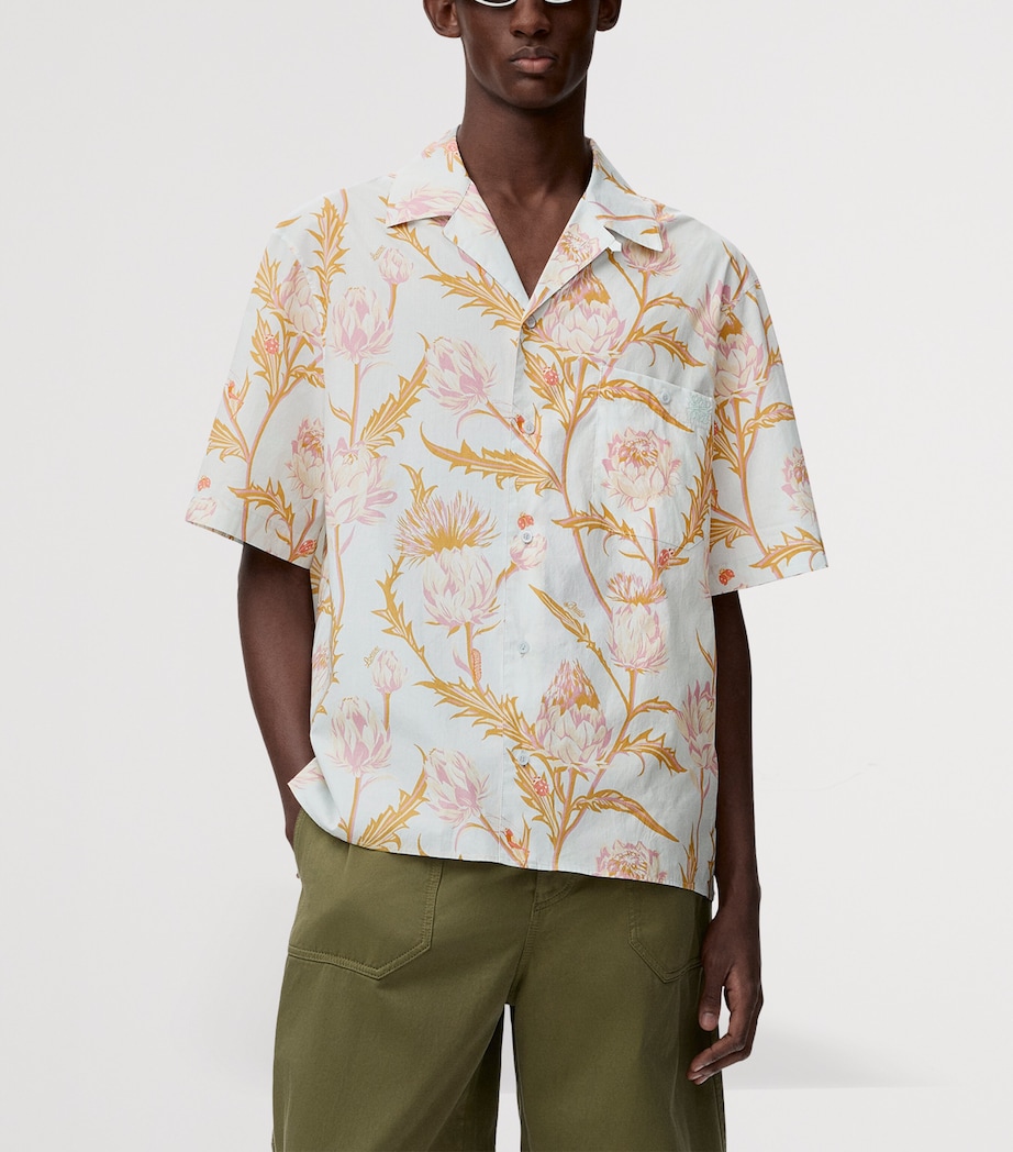 LOEWE Mens x Paula’s Ibiza Artichoke Shirt Light Blue/multicolo Image 3