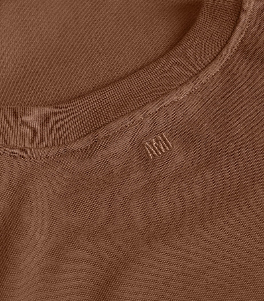 Cotton Logo T-Shirt 216 - NOISETTE Image 5
