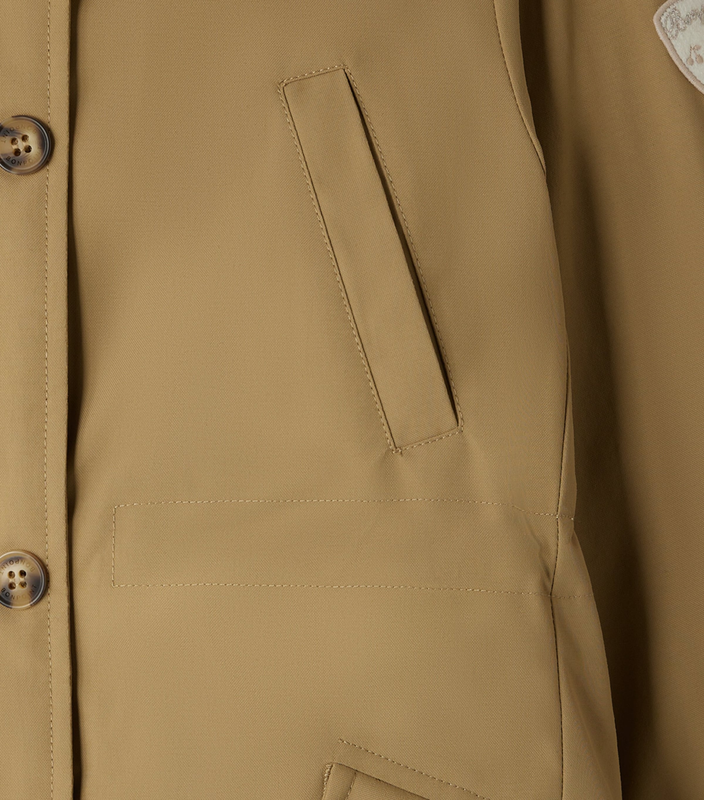 Water-Repellent Hooded Parka (4-8 Years) CHATAIGNE Image 3