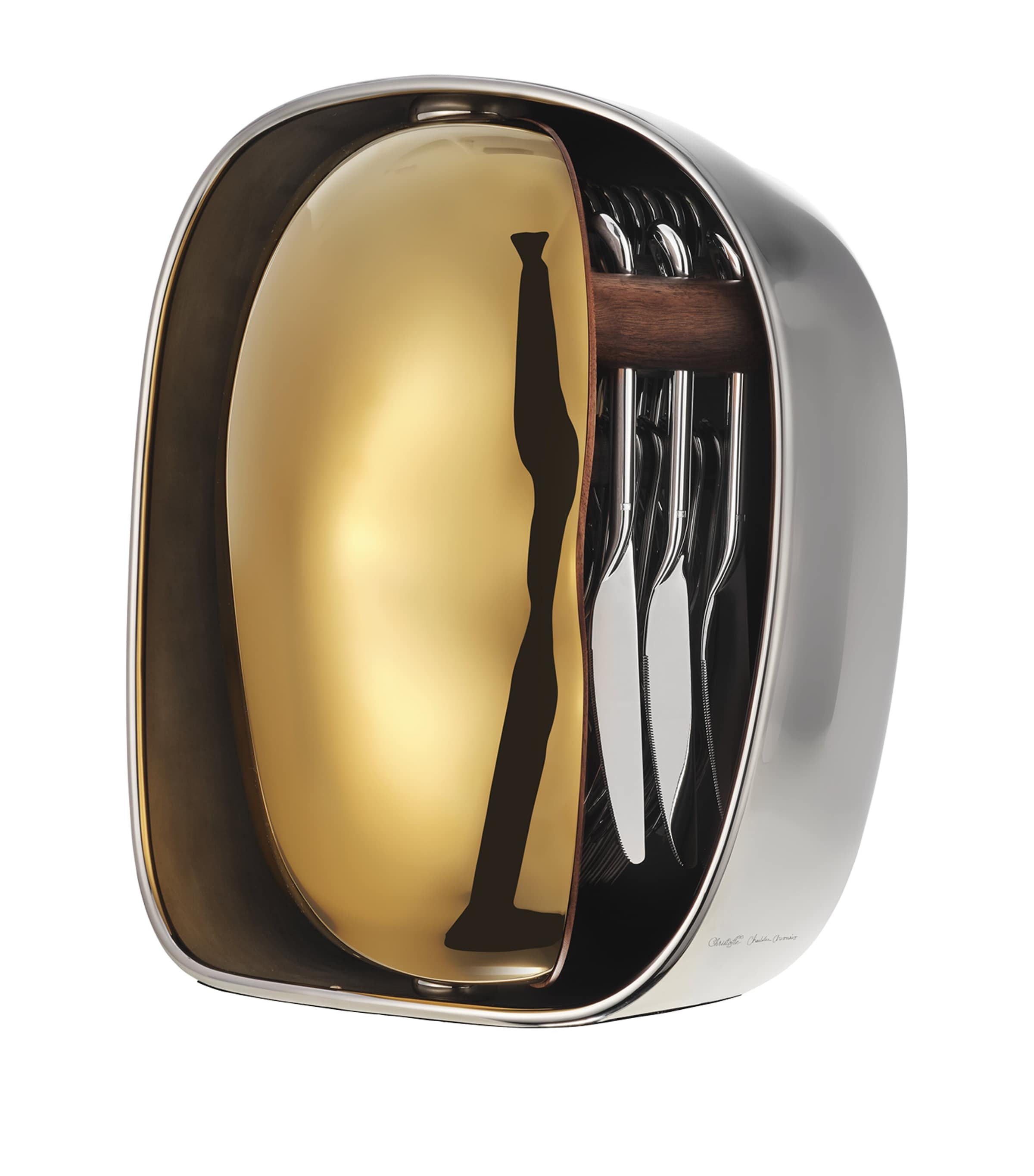 Silver-Plated Shell Carrousel Cutlery Set SILVER Image 6