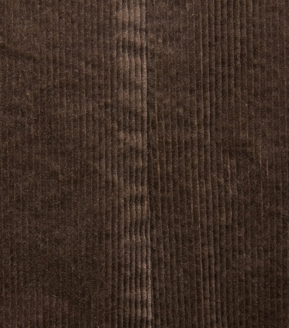 System Mens Corduroy Straight Trousers Brown Image 6