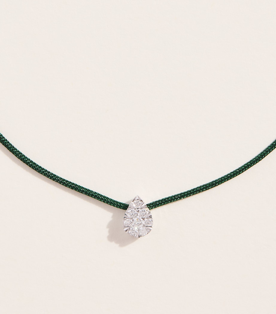 Persée White Gold and Diamond Danaé Cord Necklace White Gold Image 1