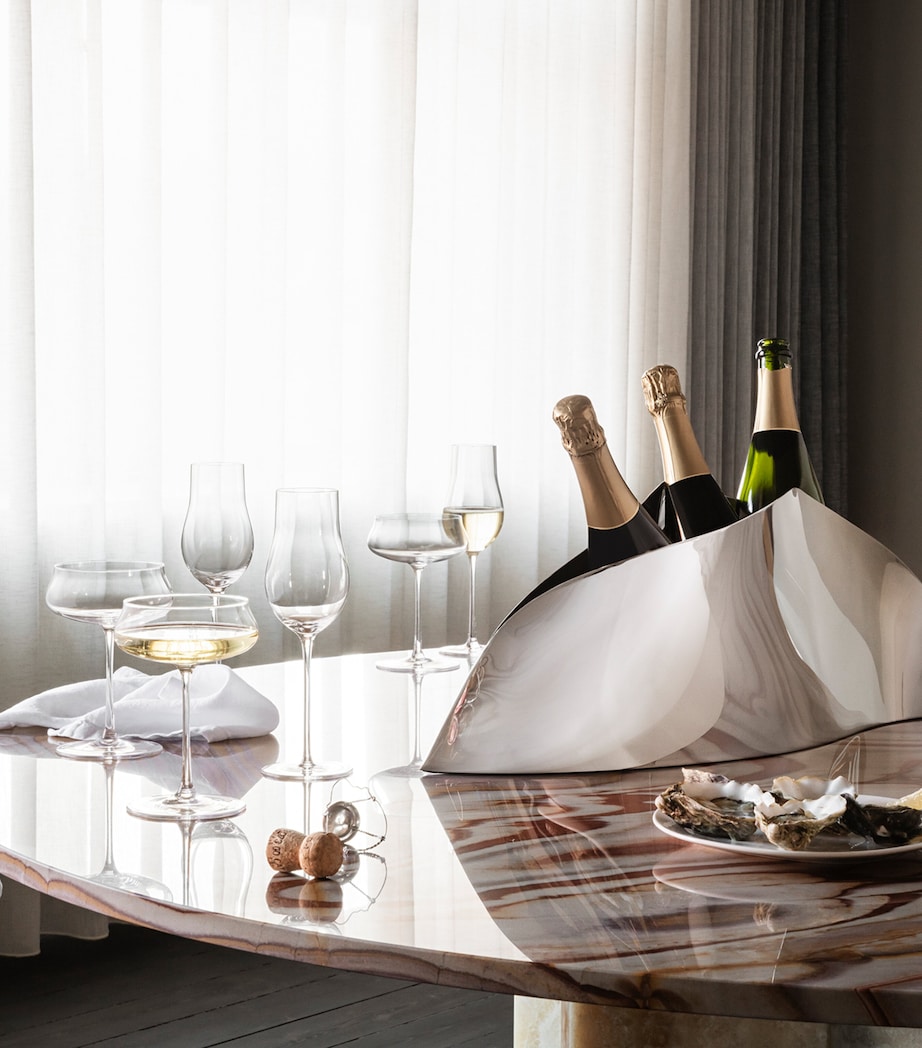 Set of 4 Sky Champagne Flutes (250ml) CLEAR Image 2