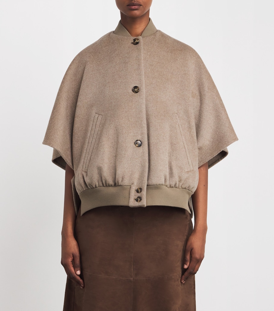 Cashmere Cape BEIGE Image 3
