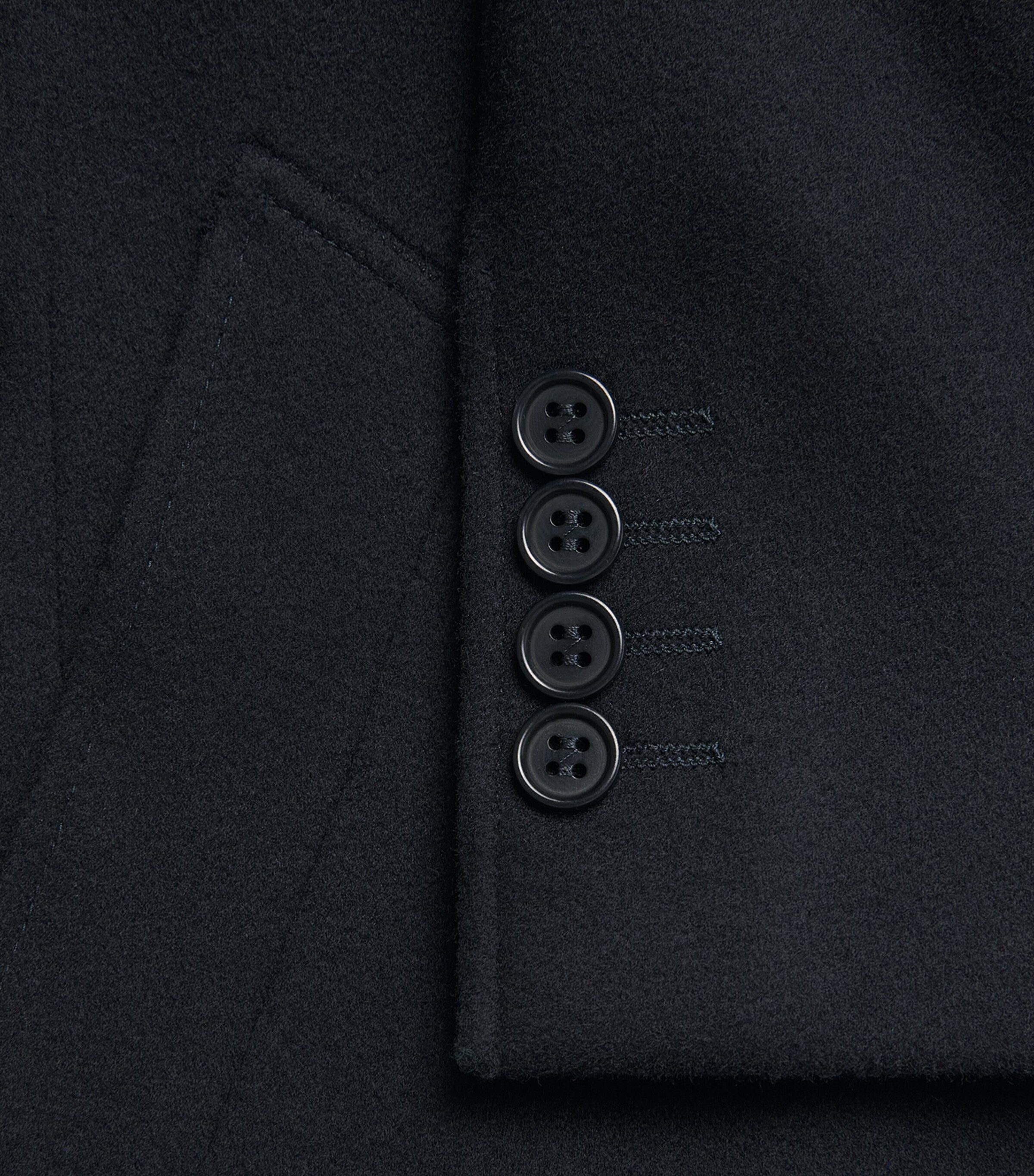 Canali Mens Wool-Cashmere Coat Image 6