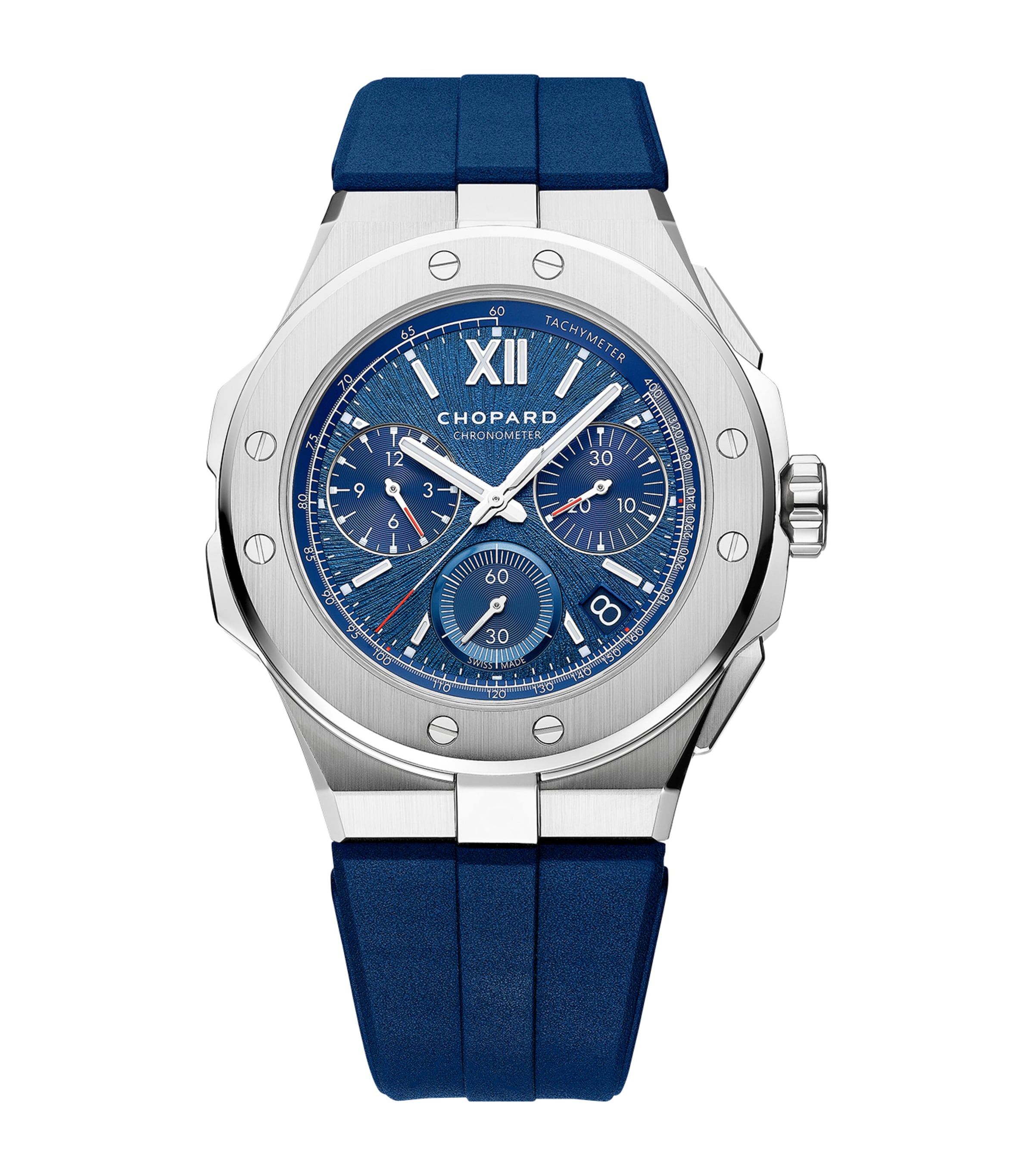 Chopard Stainless Steel Alpine Eagle Watch In Silver