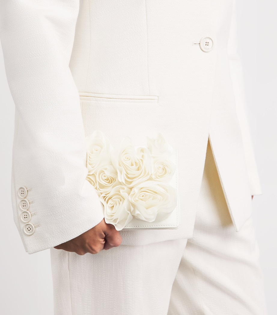 Christian Louboutin Bettina Floral-Taffeta Clutch Bag Image 2