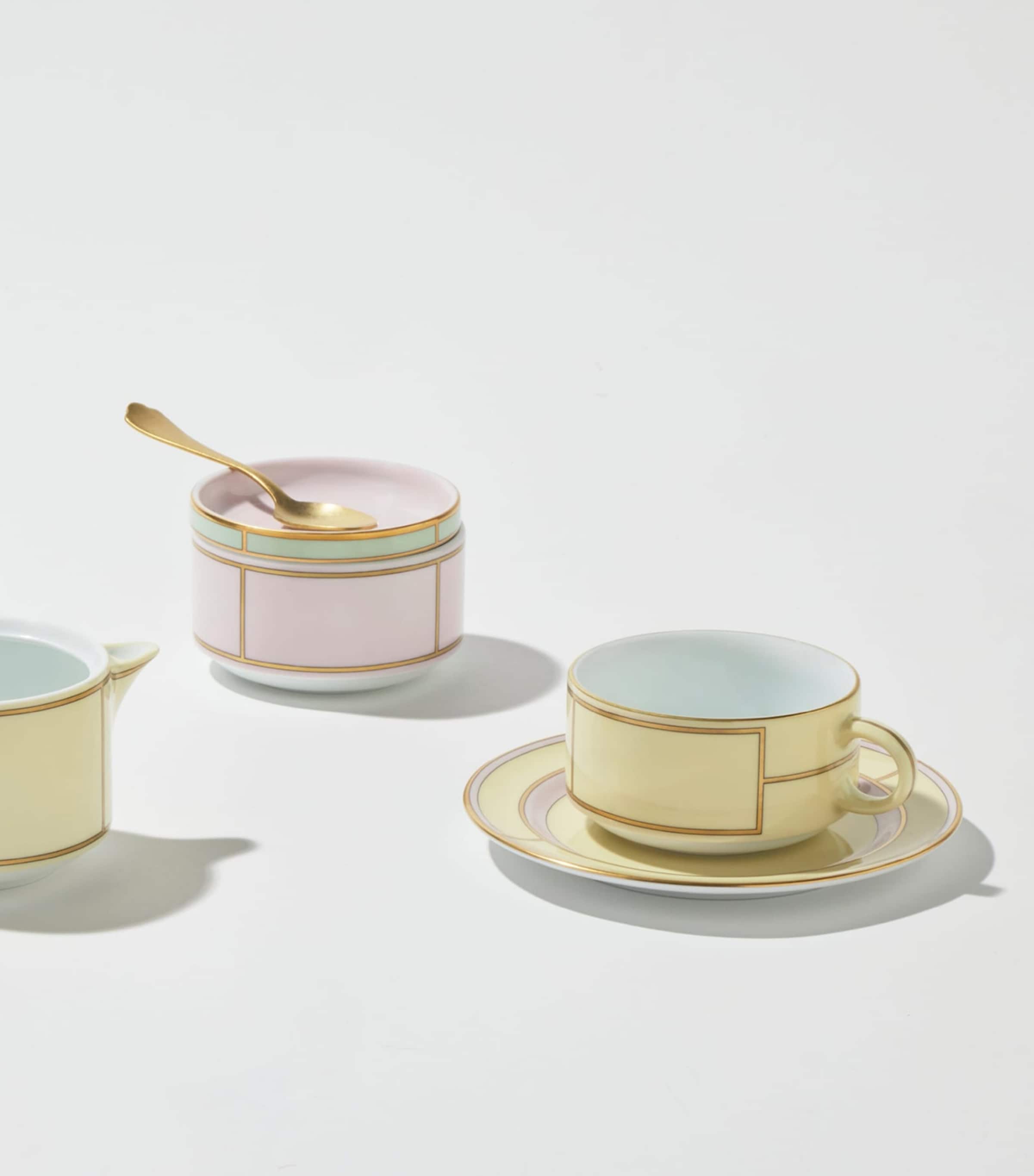 Porcelain Colonna Diva Giallo Teacup (245ml) G00134901 Image 3