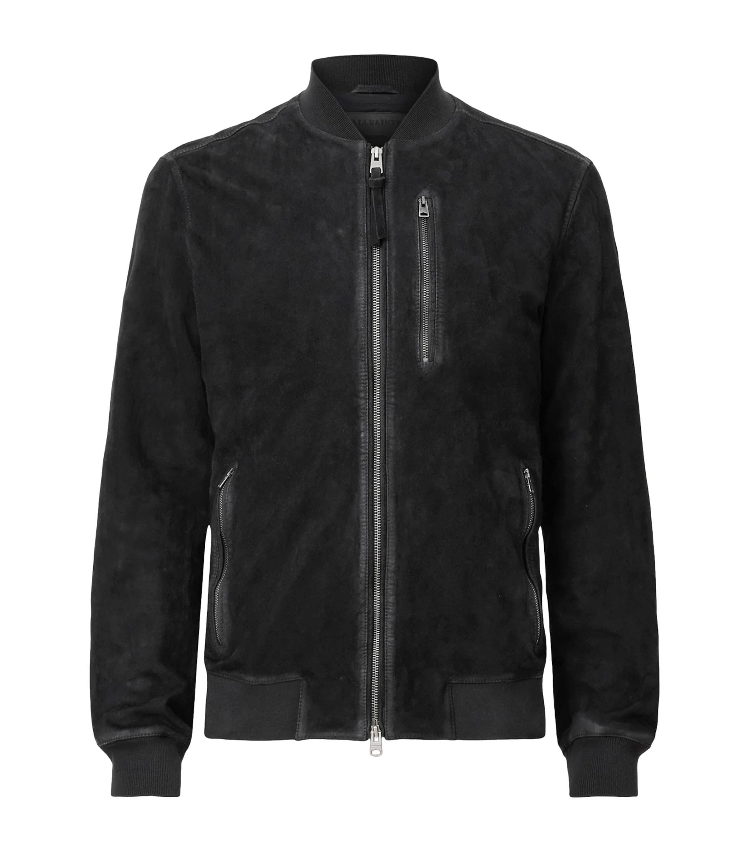 Suede Kemble Bomber Jacket BLACK Image 1