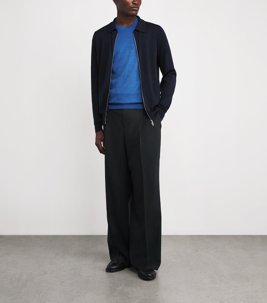 Merino Wool Hybrid Overshirt MIDNIGHT Image 2