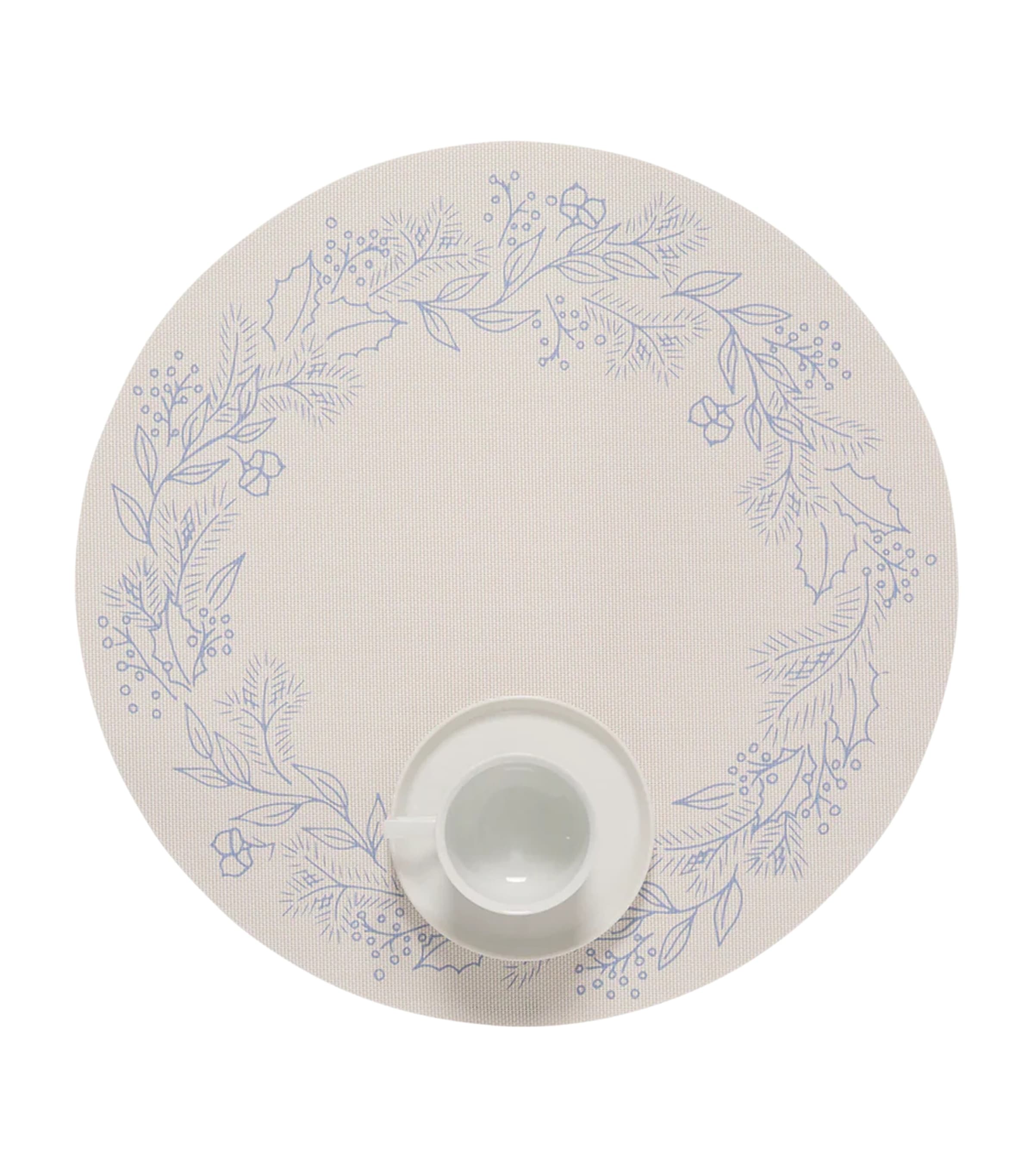 x Martha Stewart Wreath Placemat (38cm) FROST Image 2