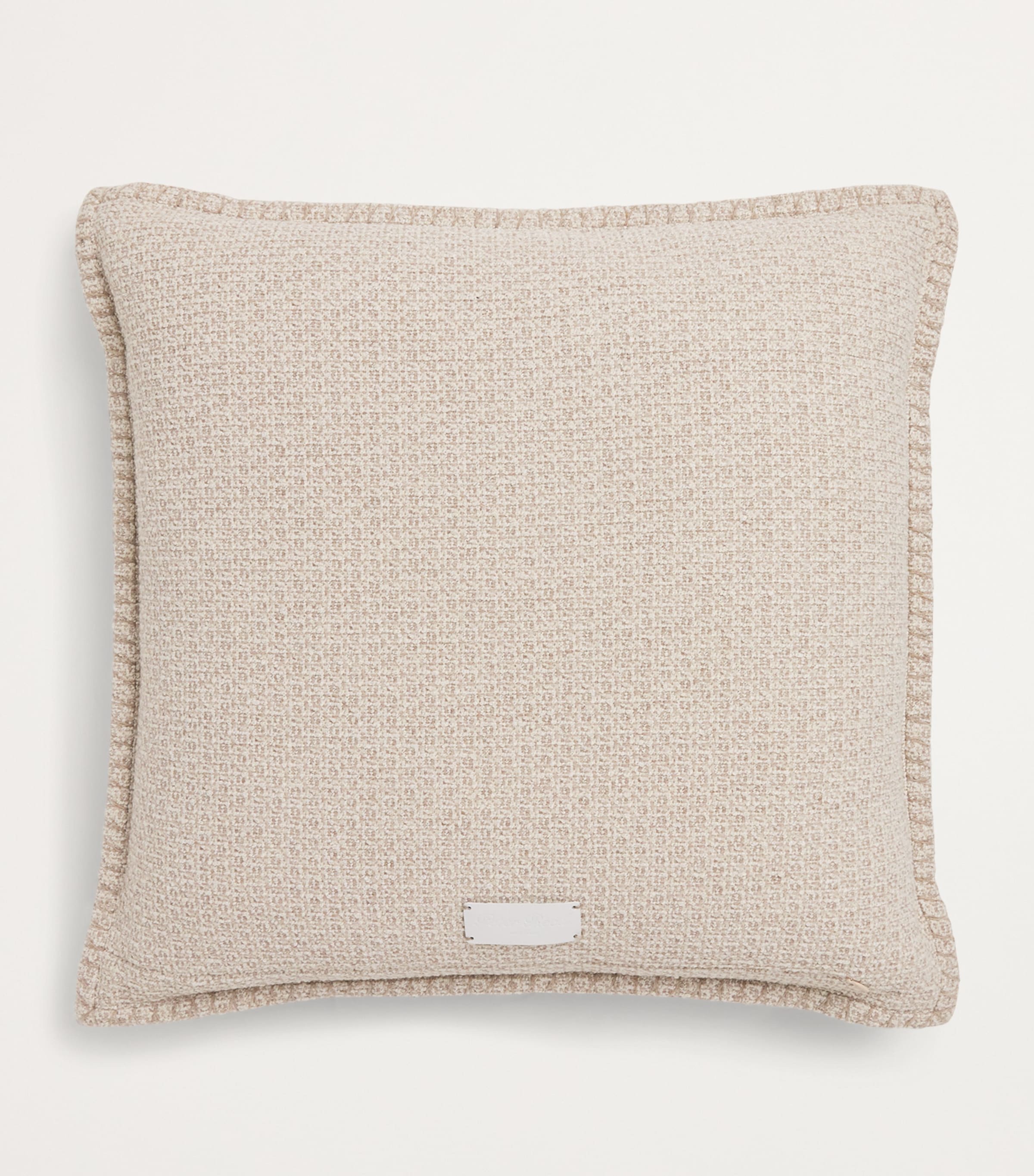 Textured Torcello Cushion (50cm x 50cm) NEUTRAL Image 2
