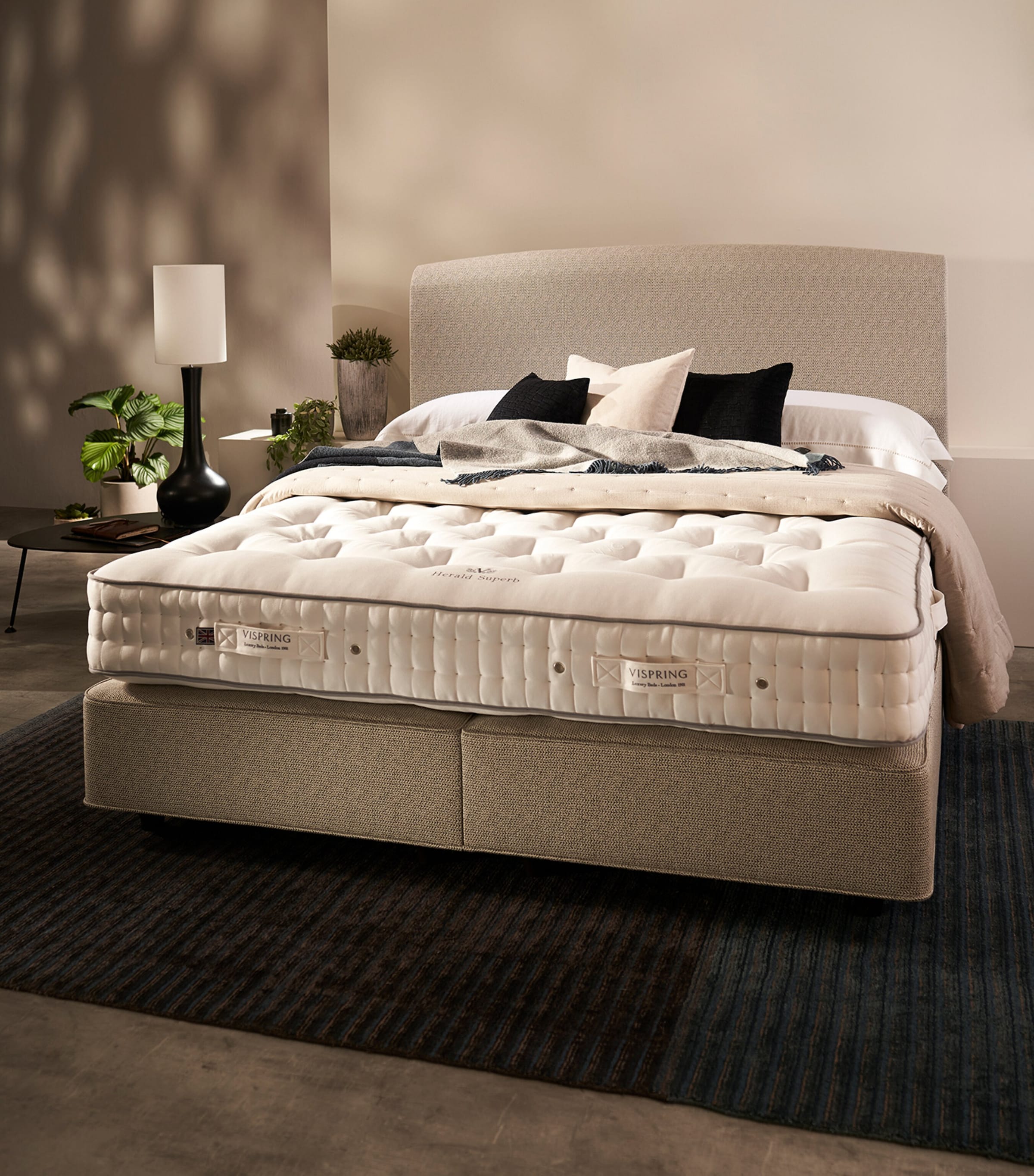 Soft Herald Superb Mattress (150cm x 200cm) WHITE Image 2