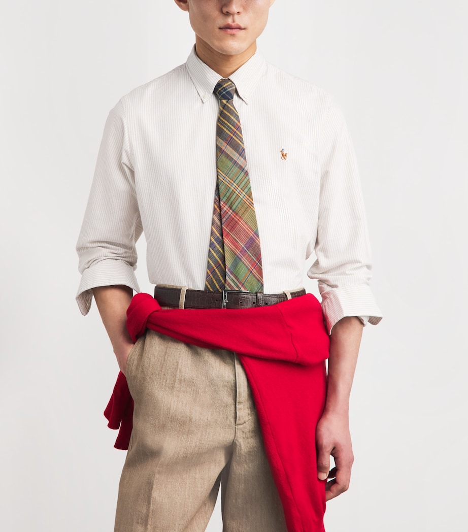 Polo Ralph Lauren Linen Tartan Tie Image 2