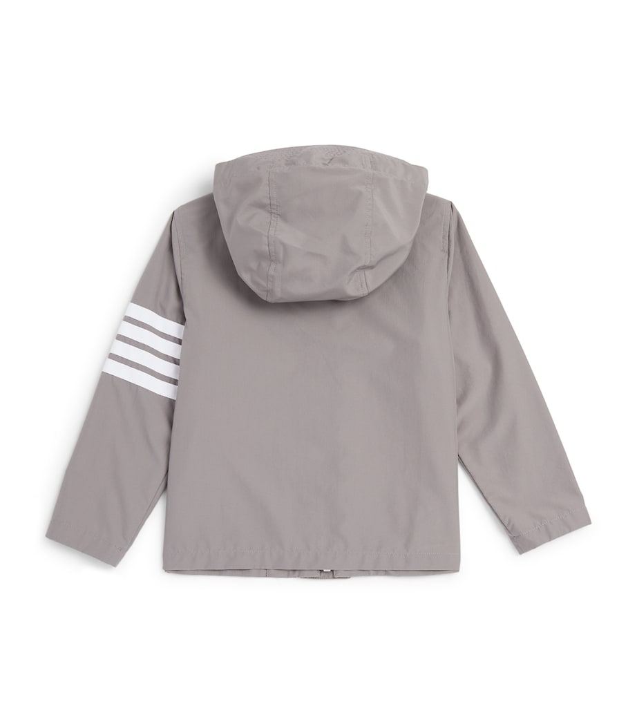 4-Bar Hooded Jacket (2-12 Years) MED GREY Image 3