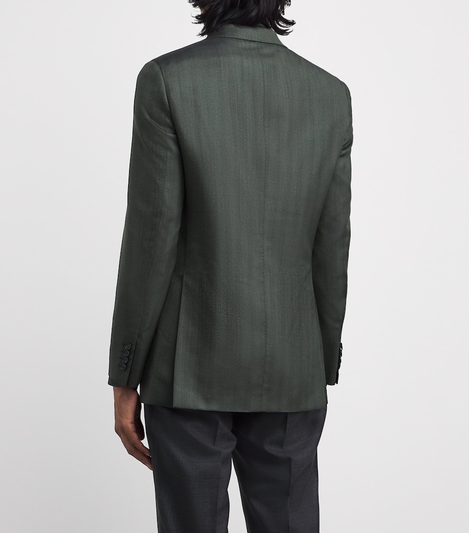 Cashmere-Silk Herringbone Blazer 3300 Image 4