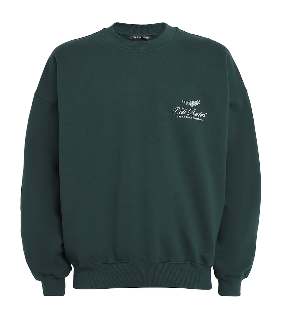 Cotton Logo Sweatshirt FOREST GREEN 610 Image 1