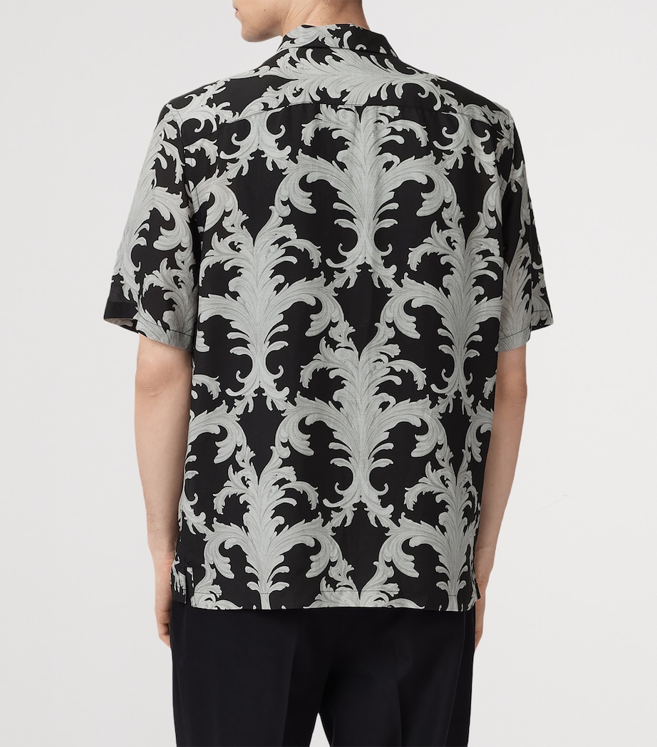 Printed Shirt JET BLACK Image 5