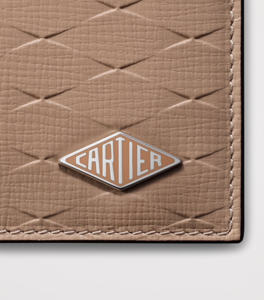 Cartier Leather Cartier Losange Wallet Beige Image 6
