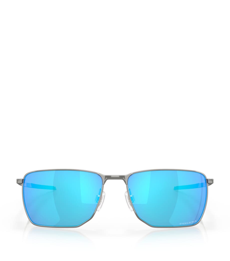 Oakley Ejector Rectangle Sunglasses Silver Image 1
