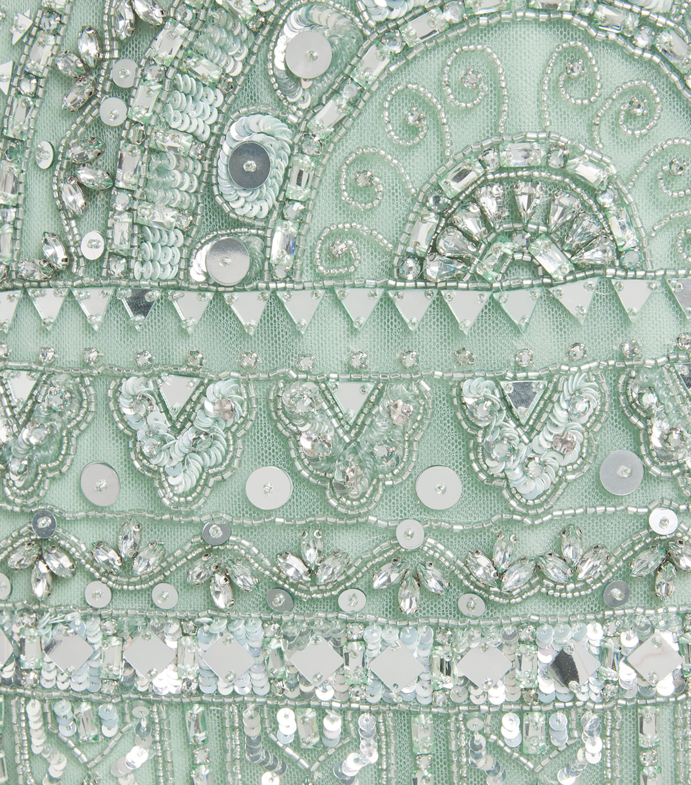 Embellished Mini Dress 165907 GRANITE GREEN Image 5