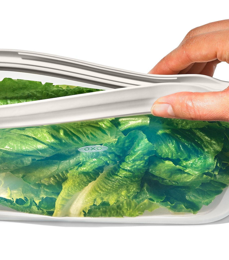 Silicone Reusable Bag (1.8L) CLEAR/WHTE Image 6