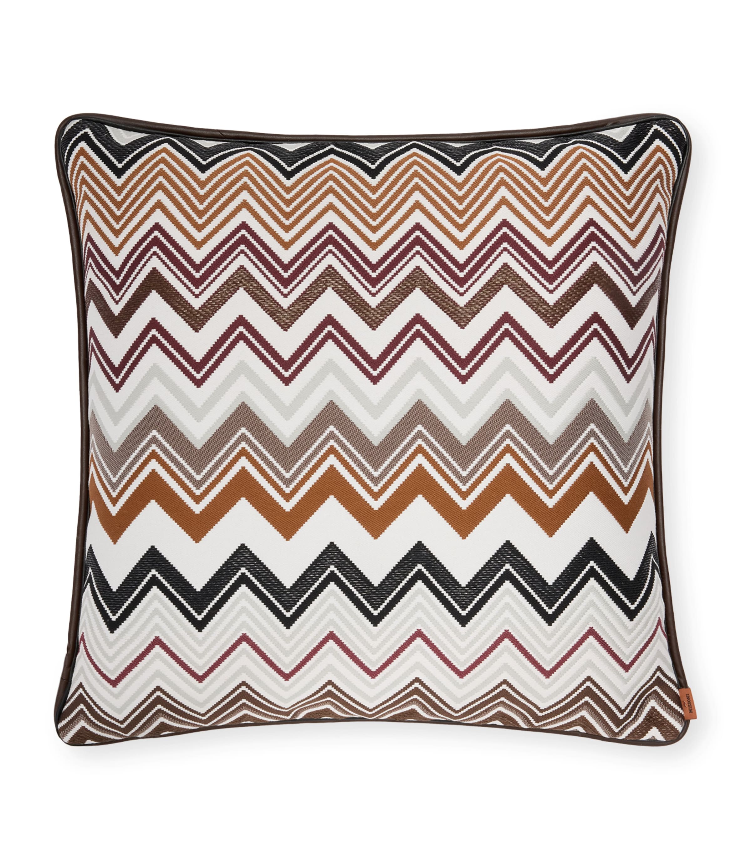Missoni Zigzag Pintelleria Cushion (45cm x 45cm) Brown Multiclr Image 1