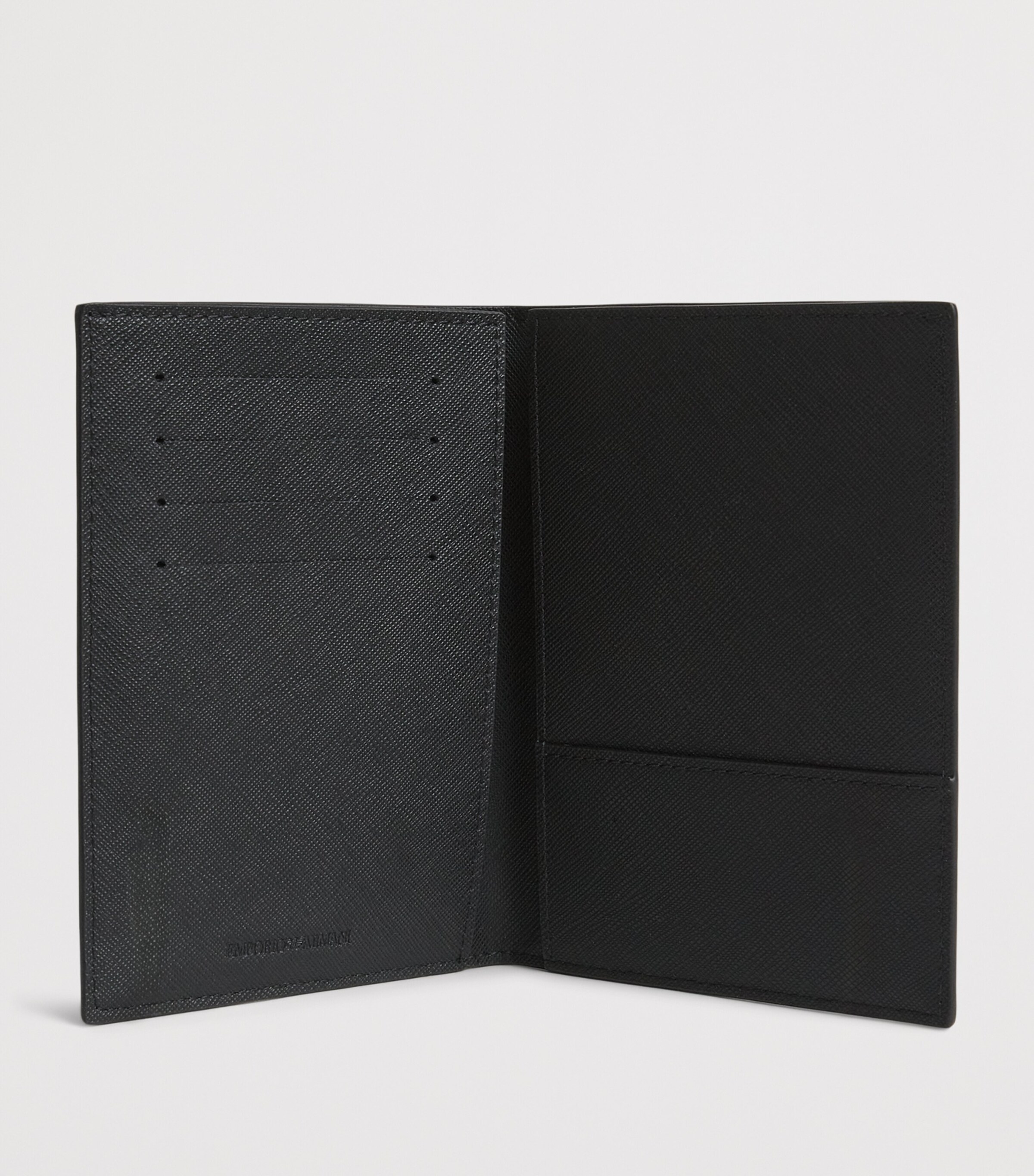 Emporio Armani Saffiano Leather Passport Holder Image 2
