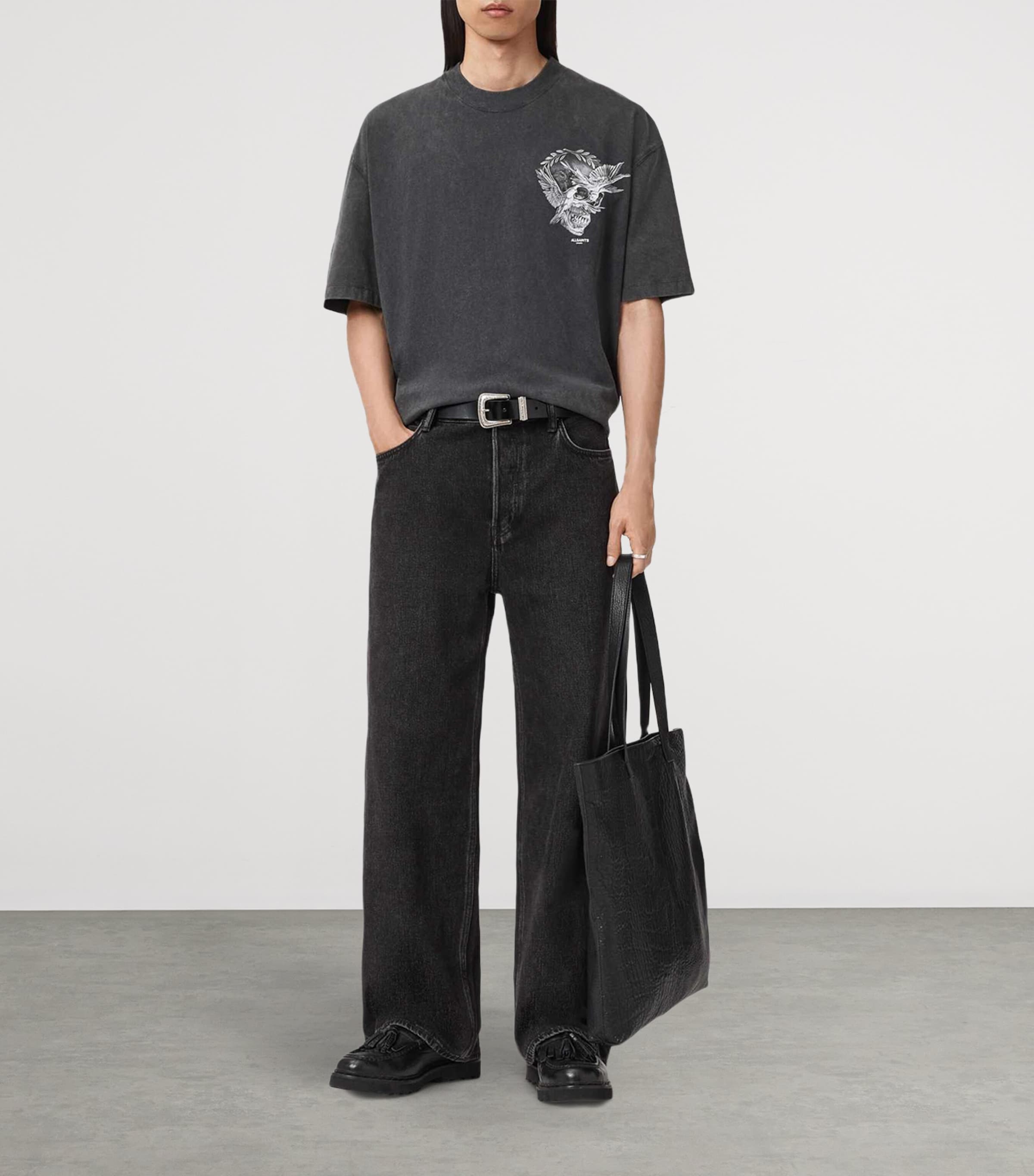 Organic Cotton Mysteries T-Shirt WASHED BLACK Image 3