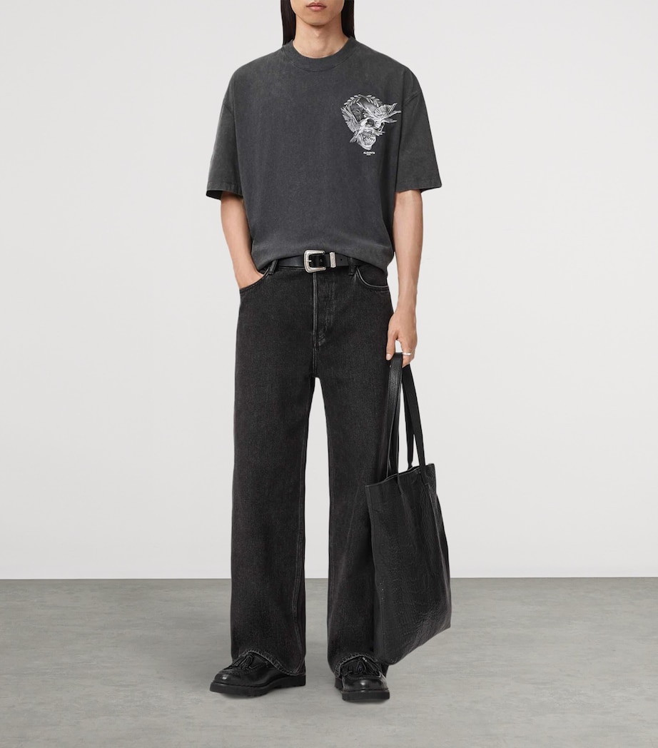 Organic Cotton Mysteries T-Shirt WASHED BLACK Image 3