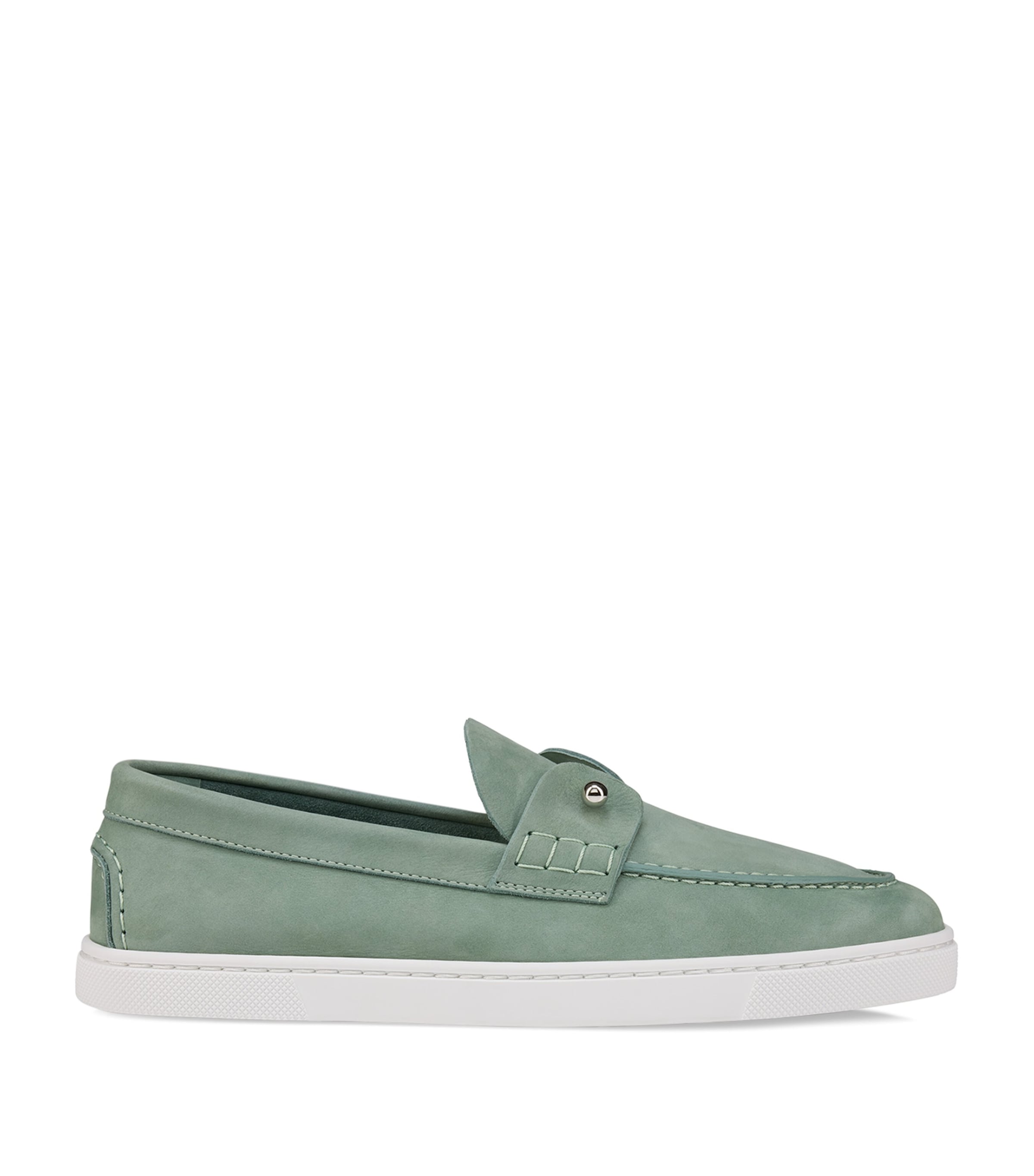 Christian Louboutin Chambeliboat Suede Loafers | Designers | Christian Louboutin | Women Shoes | Flats | Loafers | Holiday Shop | Womens | Sandals | Women Wardrobe Essentials | Shoes