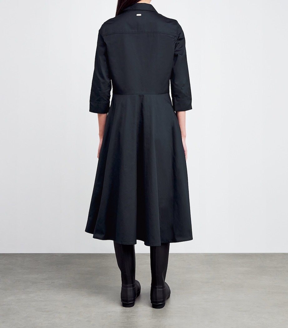 Waxed Saffron Midi Dress DARK NAVY Image 3