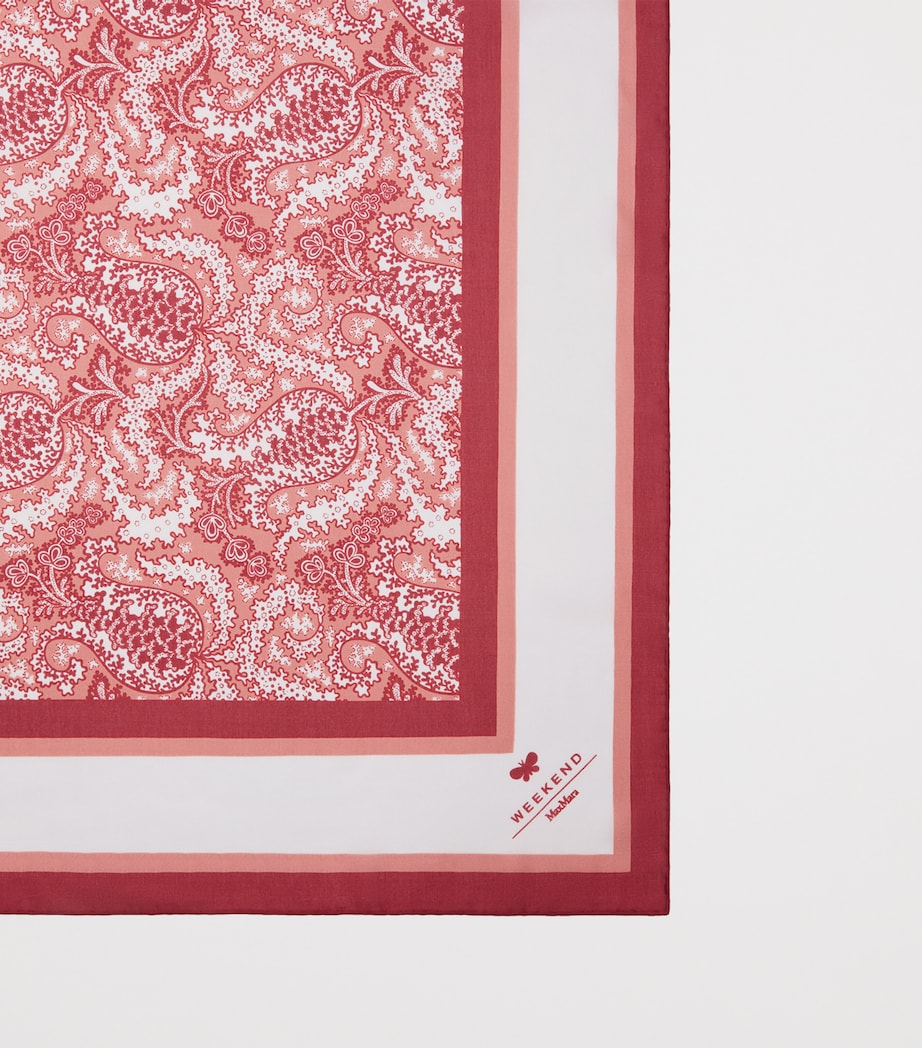 Printed Scarf SALMON Image 4