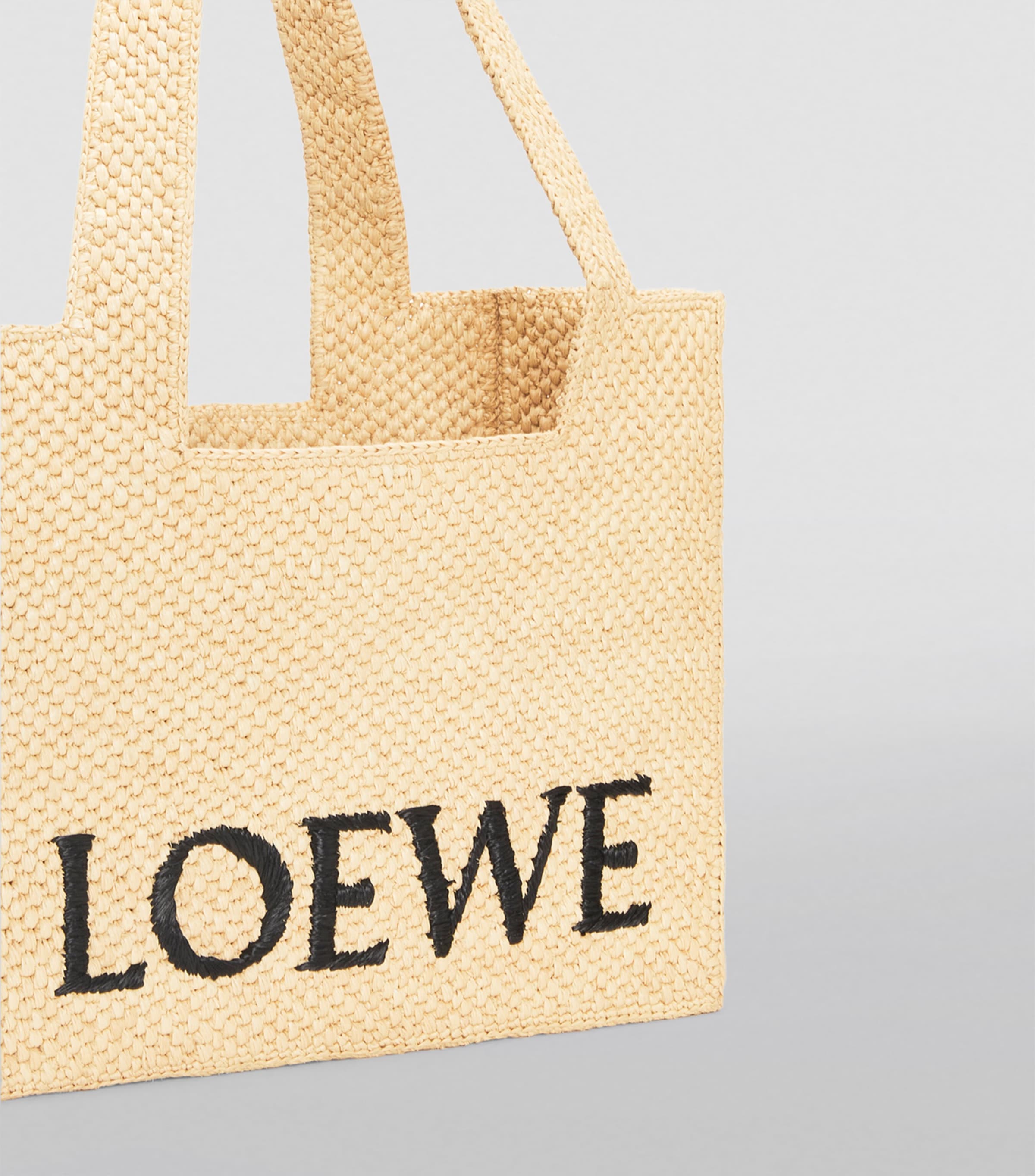 LOEWE Beige x Paula's Ibiza Medium Font Tote Bag | Harrods US