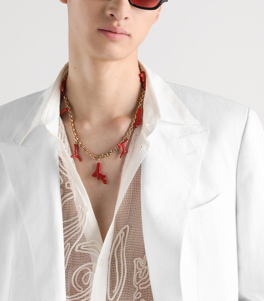 Dolce&Gabbana Mens Linen Sicilia Suit Jacket Optical White Image 5