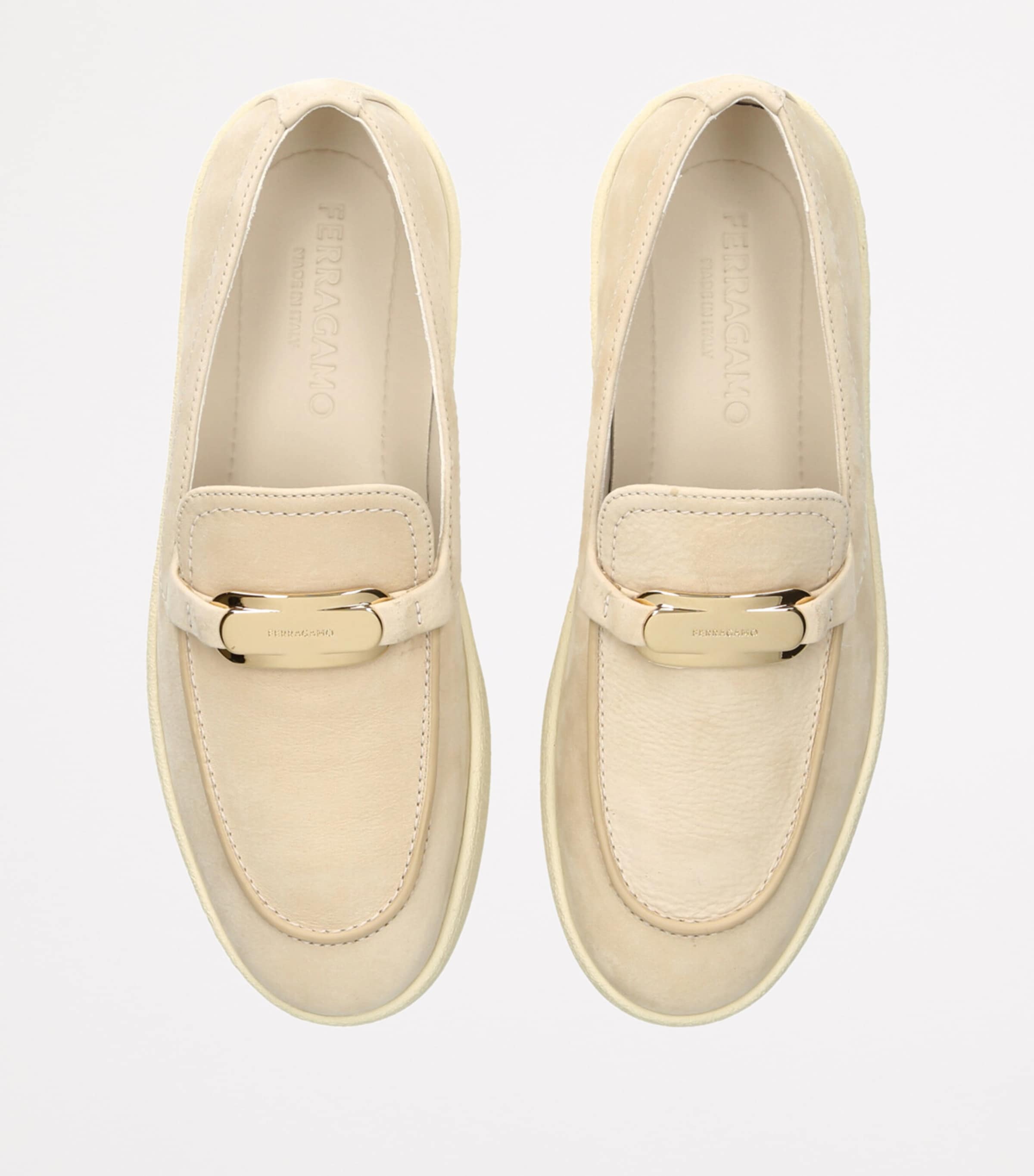 【関税&送料込】Salvatore Ferragamo Sand Leather Crio Loafer Salvatore Ferragamo Leather Crio Loafers | Harrods AU