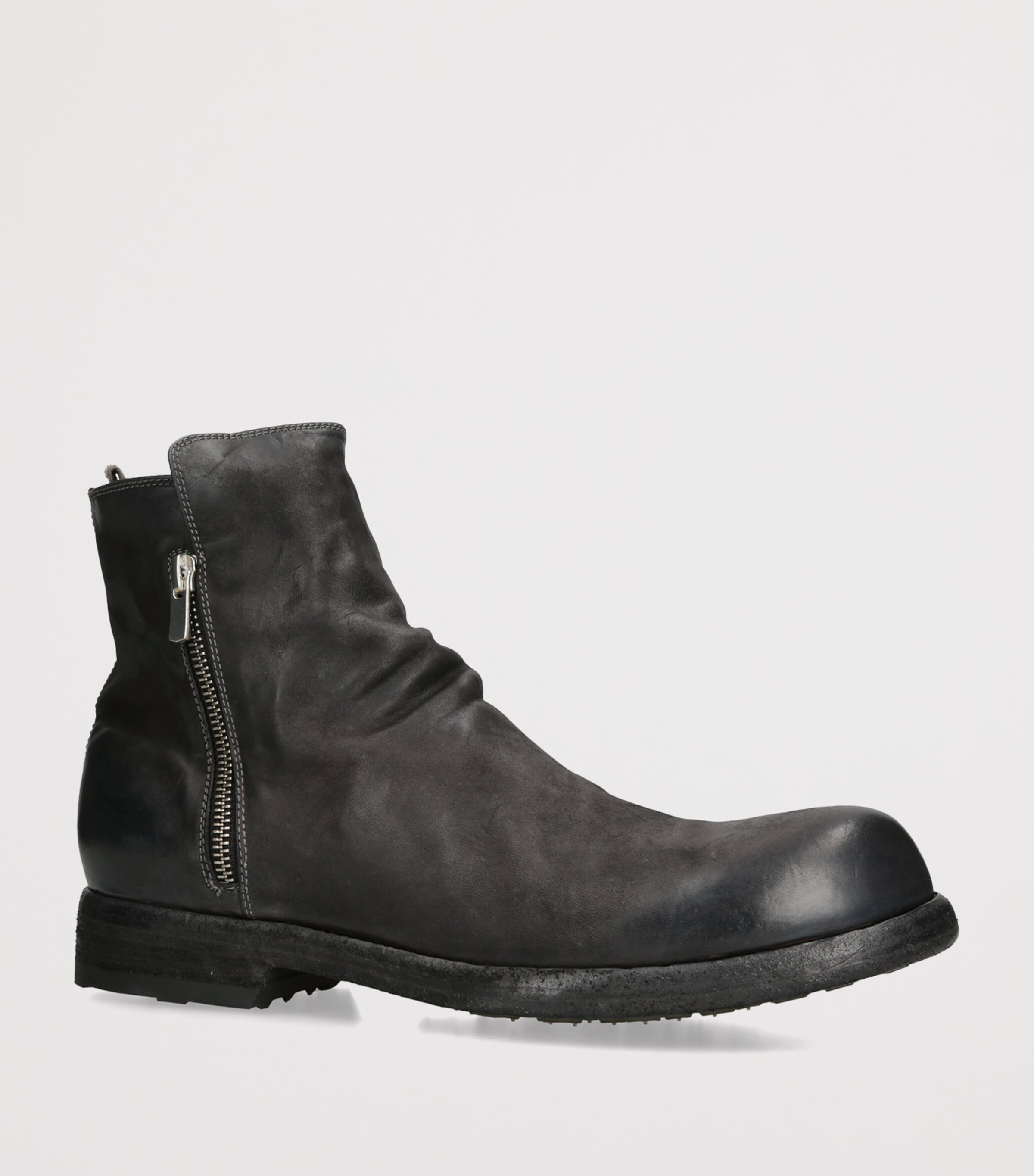 Officine Creative Suede Bulla Ankle Boots Grey/dark Image 2