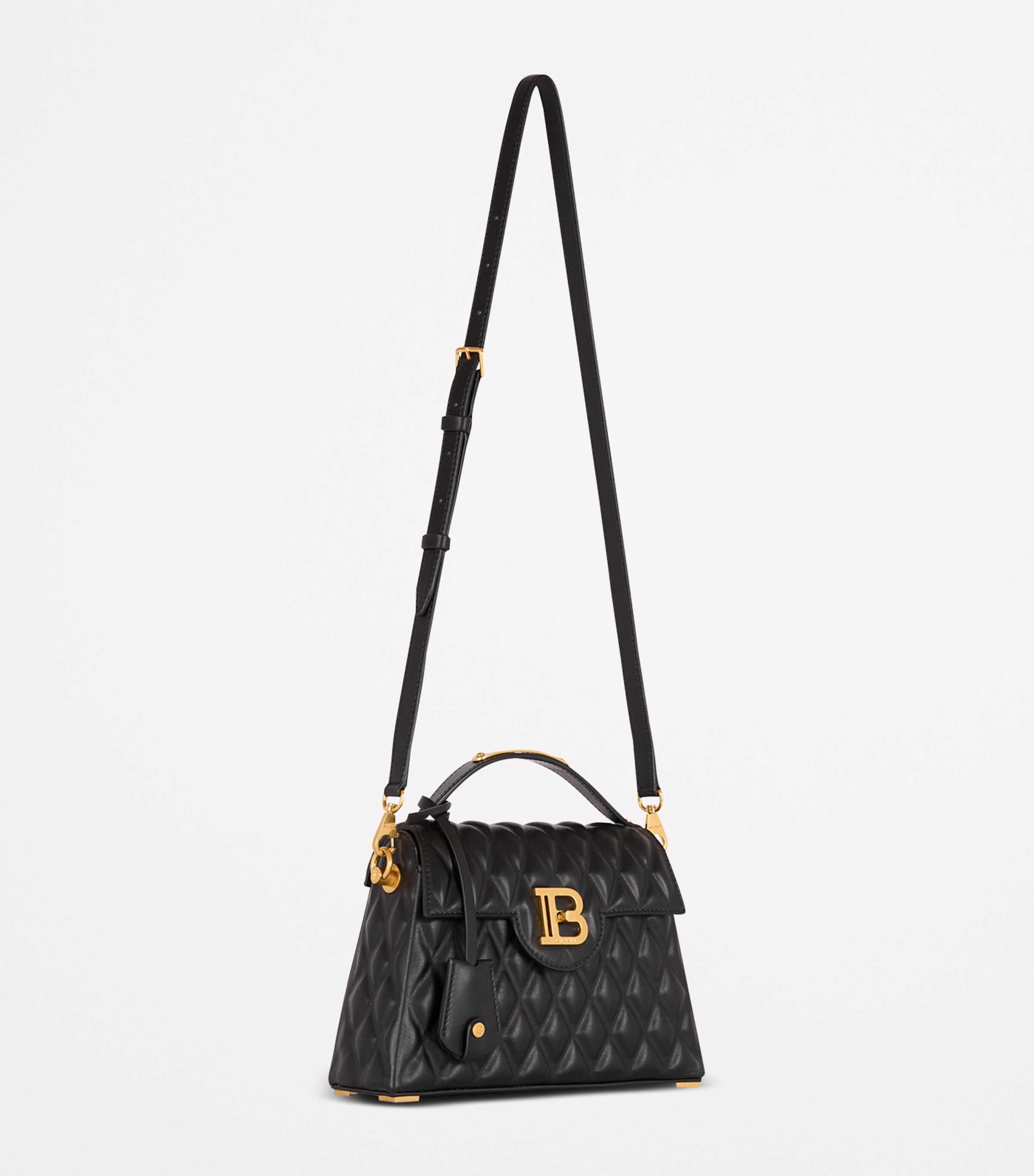 Leather B-Buzz Dynasty Shoulder Bag 0PA NOIR Image 6