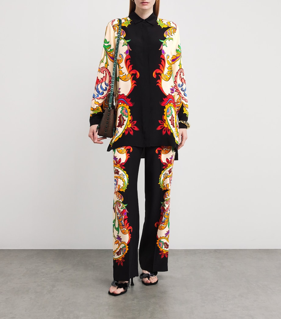 Silk Printed Shirt X0807 Image 2