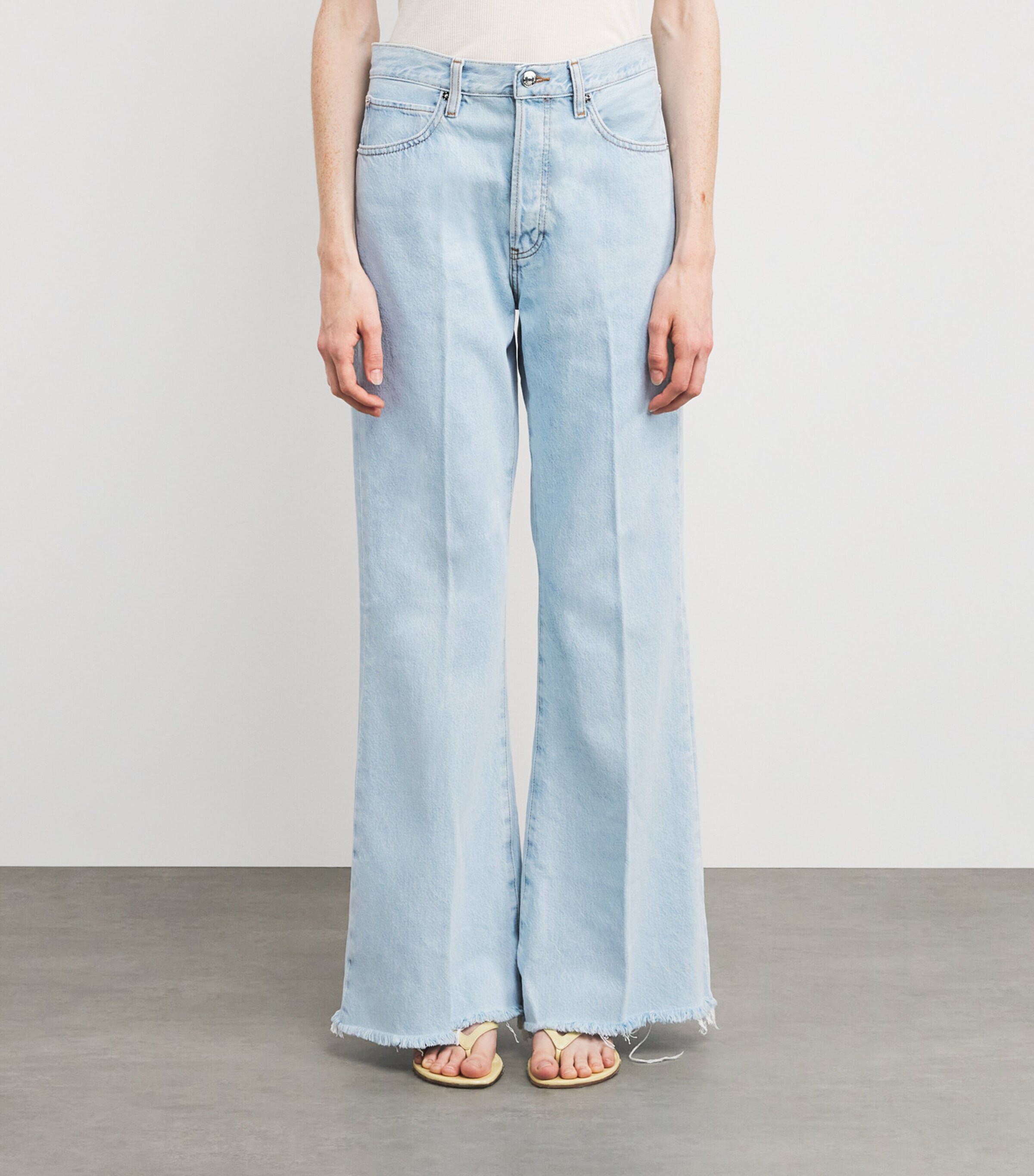 The Lax Flared Jeans WISP RAW FRAY Image 3