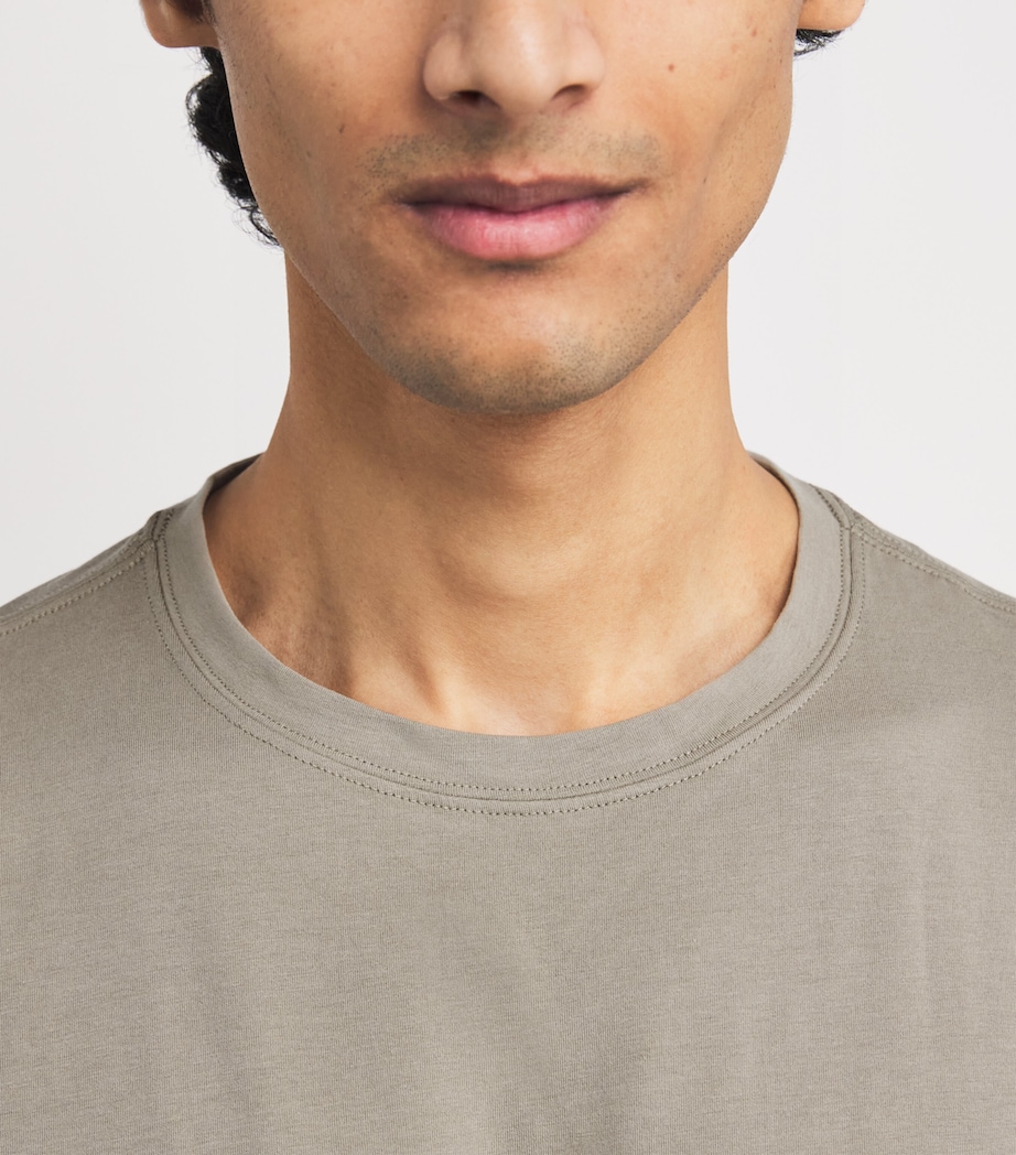 Cotton-Blend Tuvalu T-Shirt TRF TRUFFLE Image 6