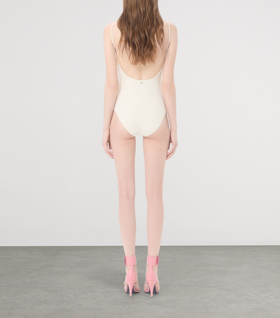 Valentino Womens Logo Swimsuit Image 4
